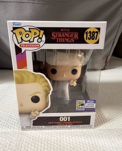 Funko Pop! Netflix Stranger Things 001 #1387 Comic Con  Sticker SDCC 2023