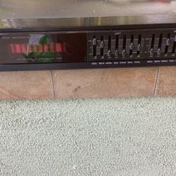 Seven Band Graphic Equalizer SEQ – 401 Sony Seven Band Spectrum Analyzer