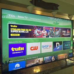 TCL 65 PULGADAS CLASS 6-SERIES 4K UHD DOLBY VISION HDR ROKU SMART TV - 65R615
