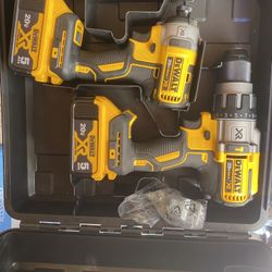 Dewalt 20v Max Hammer Drill & Impact Driver Cordless Combo Kit BRAND NEW 