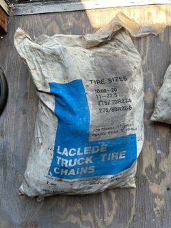 4 Unopened Bags (brand new) Laclede Truck Tire Chains.