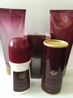 5 pcs Imari Gift Set Body Lotion Show Gel Powder Roll on Spray Perfume