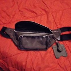 Clear front, secret pocket fanny stash