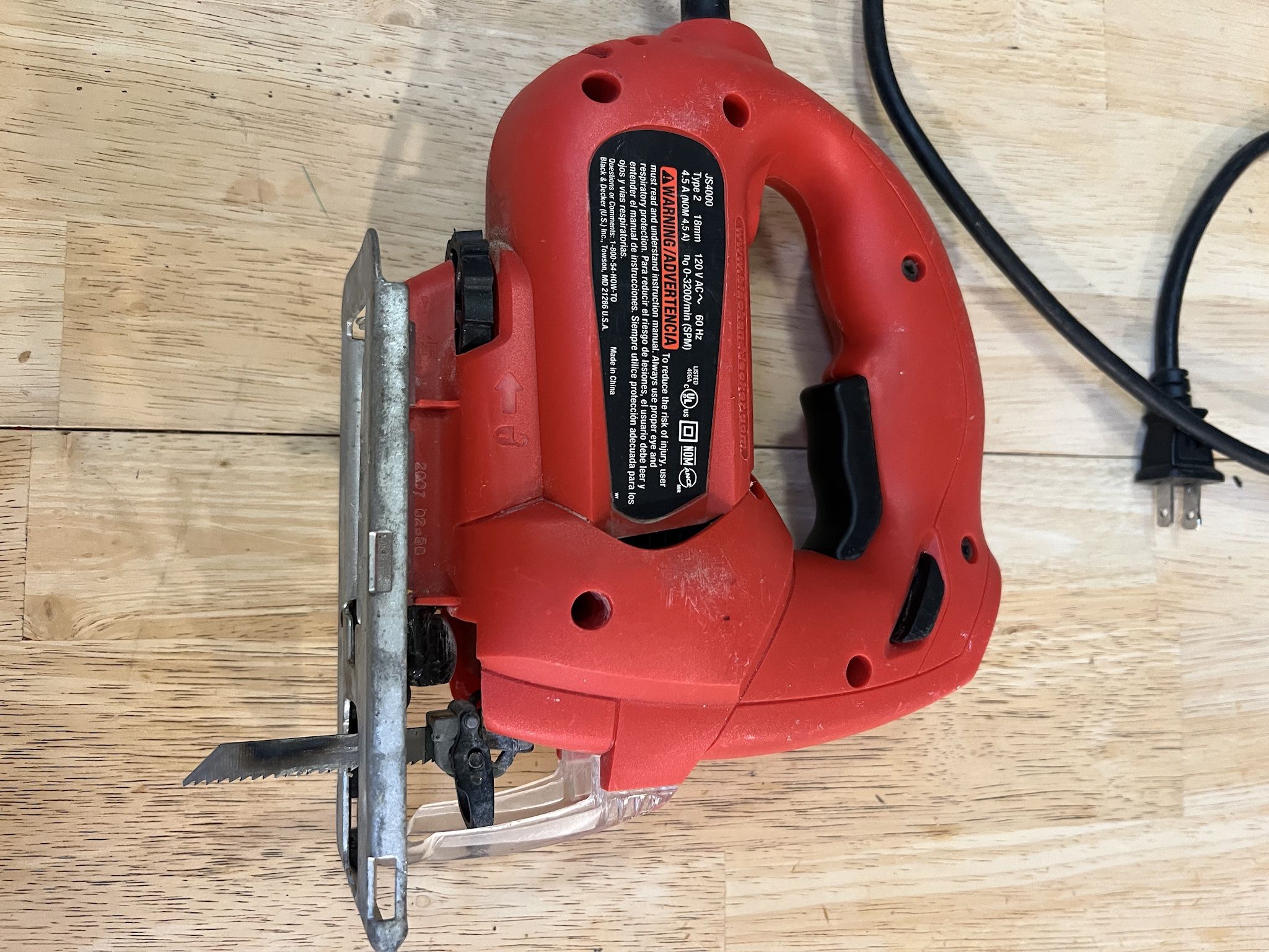 Black+Decker Electric Jigsaw – Works Great!