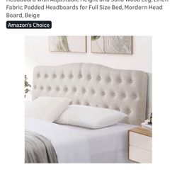 New Full Size Headboard