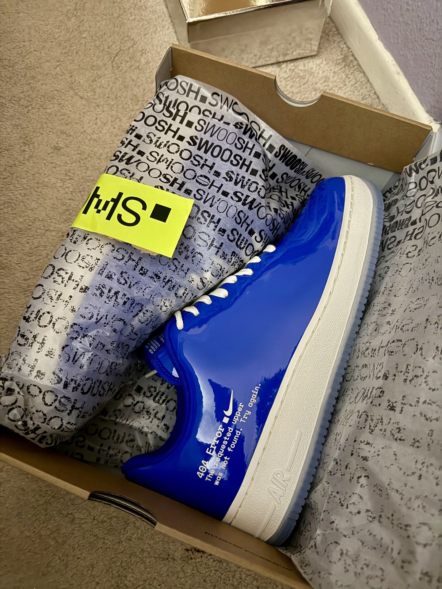 DS NIKE AIR FORCE 1 LOW 404 ERROR SIZE 11