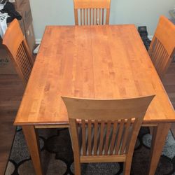 Dinner Table With Four Chairs