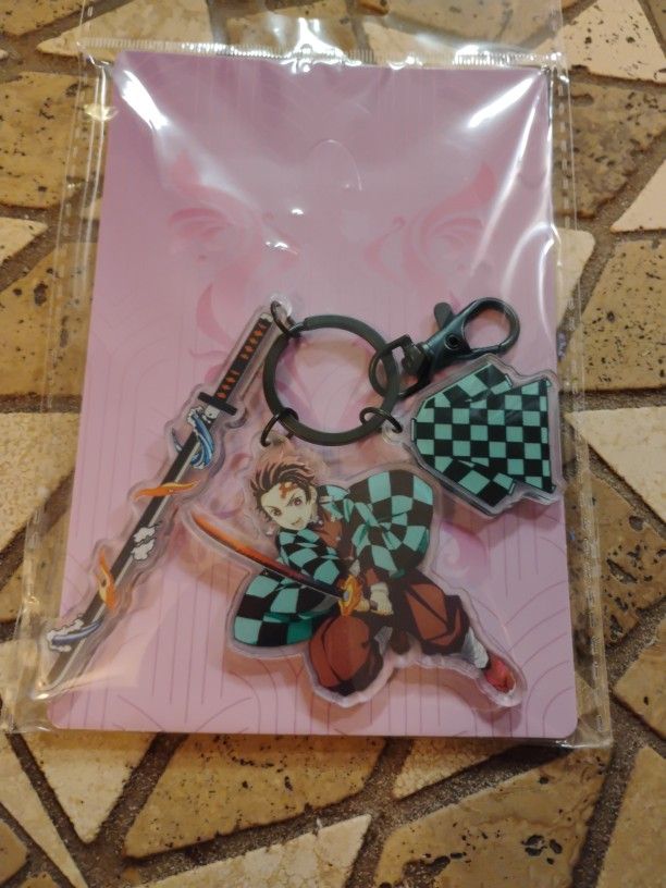 Brand New Demon Slayer Bag Clip Keychain