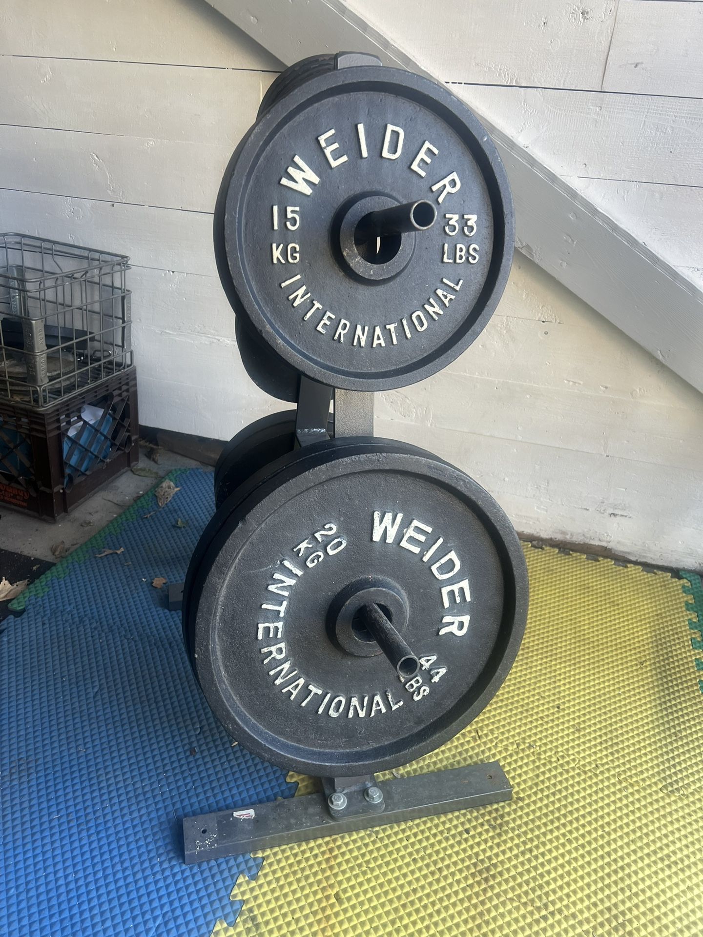 2 Inch Olympic Weider Weight Set With Tree