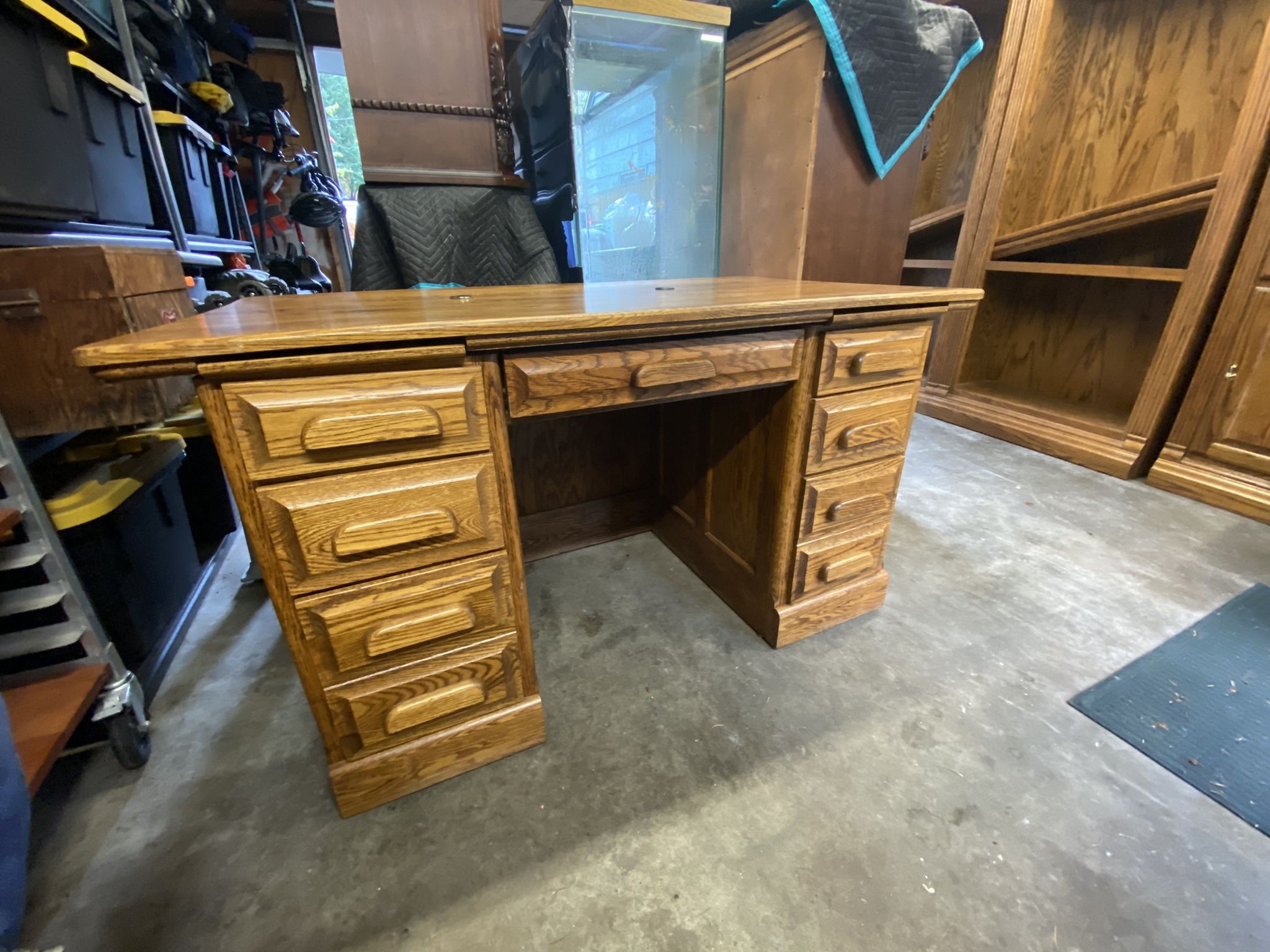 Oak desk