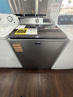 Maytag® 5.3 Cu. Ft. Classic Silver Impeller Top Load Washer with Extra Power