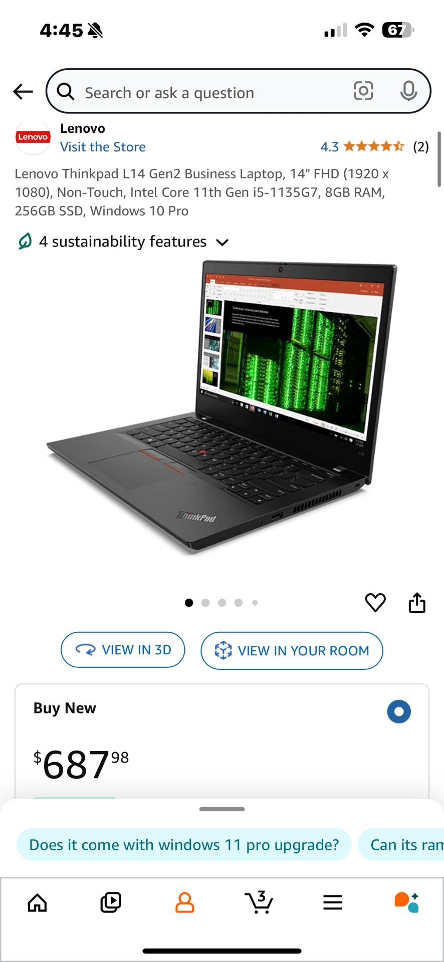 Lenovo Thinkpad e14 Gen 2