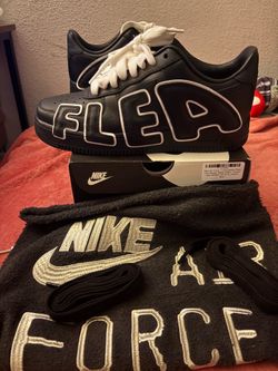 Nike black CPFM air forces