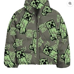 New Kids Minecraft Jacket Size 4/5 New 