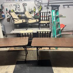 Two Foldable Wooden Tables (FREE!!!)