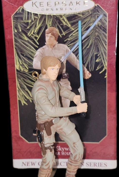 LUKE SKYWALKER Star Wars Hallmark Ornament 1996 First in Series Vtg New Open Box