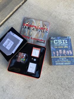 Board games - CSI Game And Desperate housewives Game