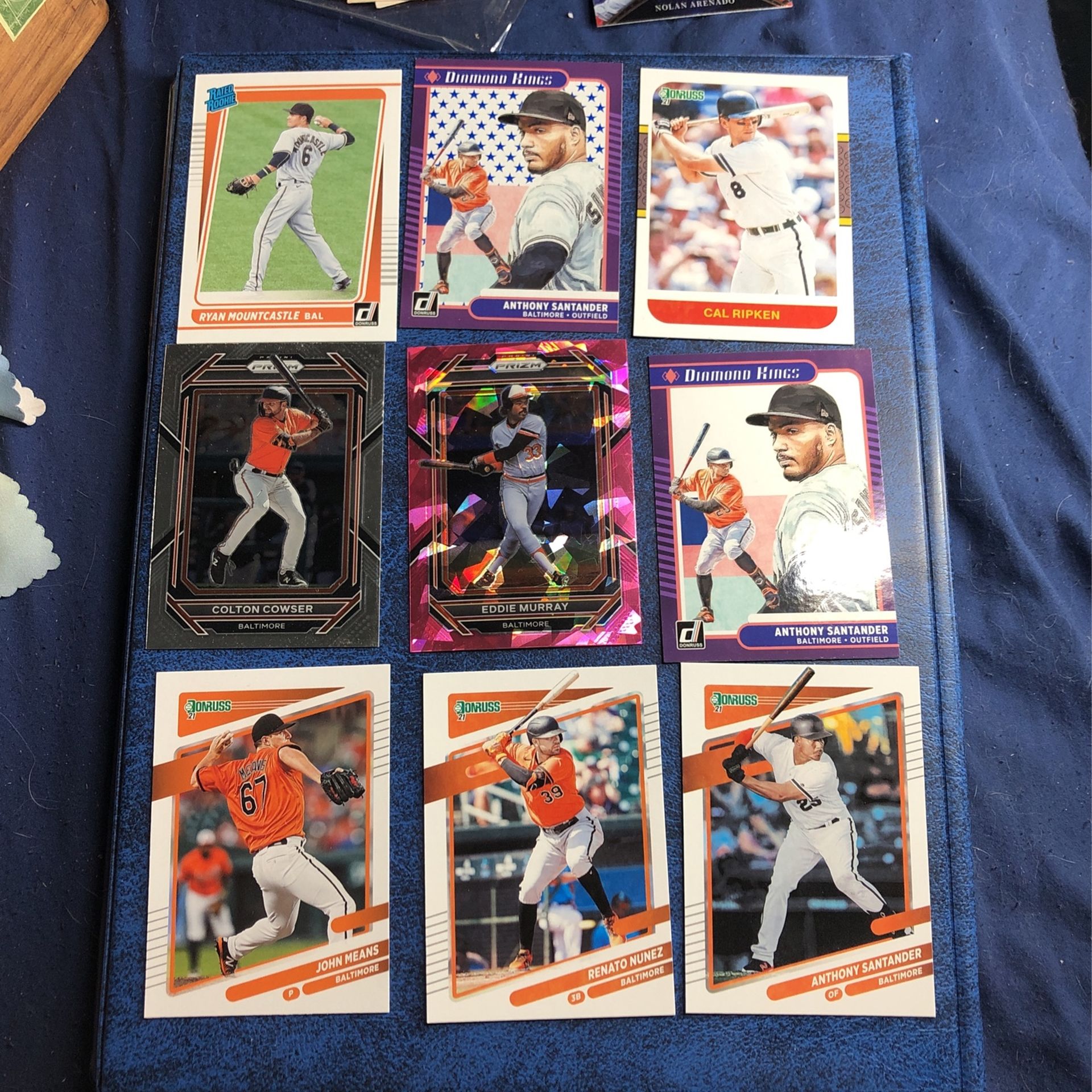 Baltimore Orioles Baseball Cards In Mint Condition!