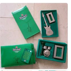 musical cigarette lighter Heineken Musical Instruments CIGARETTE LIGHTER Drum & Guitar shapes for  Sale in Leander, TX
