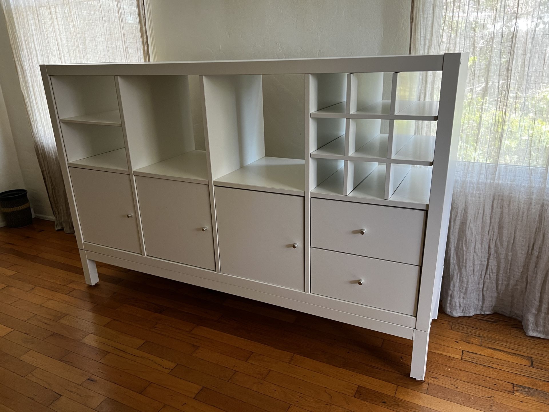White IKEA KALLAX Cabinet for Sale in Los Angeles, CA - OfferUp