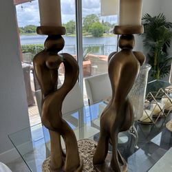 Gold Candle Holders
