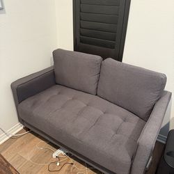 Small grey couch