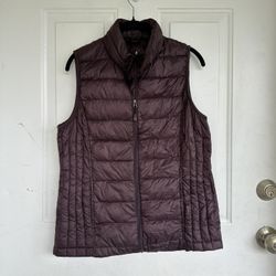 32 Degrees Puffer Vest Weatherproof Down Purple Vest size M