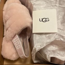 Ugg Fluff  Slip Ins Pink Size 6