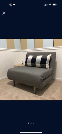 FS: One Gray Cortesi Foldable Chair Beds