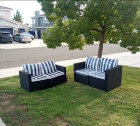 Patio sofa set patio furniture patio couch outdoor furniture 🚎🆕☑️🚚