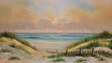 🌺 Original Painting 48 X 24 INCHES