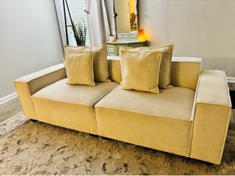 Platform Minimalistic Style Sofa- Used LIKE NEW!