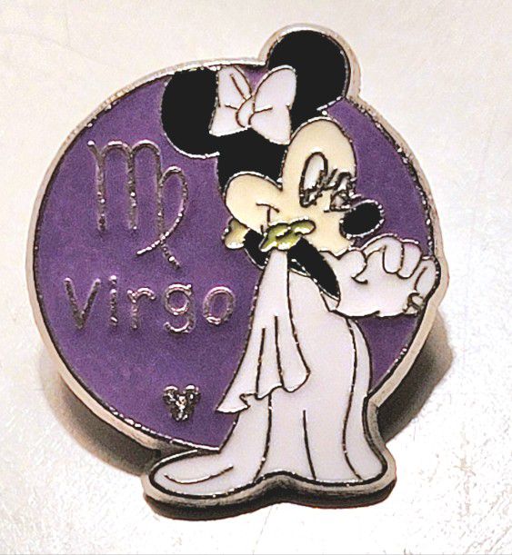 Disney Virgo Minnie Mouse Trading Pin