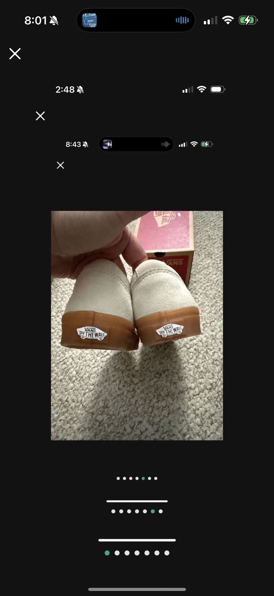 NIB WOMENS Vans Ward Sneaker -SIZE 8 SHOES