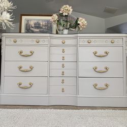 Vintage Dresser TV Stand  Real Wood 