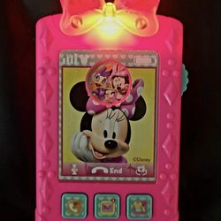 Disney Junior Minnie Mouse toy cell phone.  