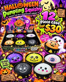 Halloween Mystery Dumpling Squishy 12-Piece Case