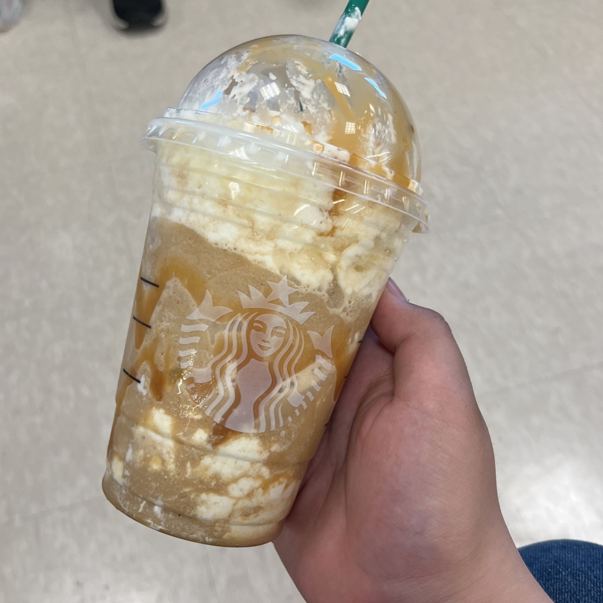 Caramel Ribbon Crunch Starbucks Grande Frappuchino