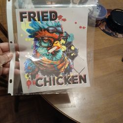 Fried Chicken Iron On