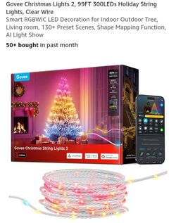 NEW GOVEE CHRISTMAS LIGHTS 2 99FT 300 LED