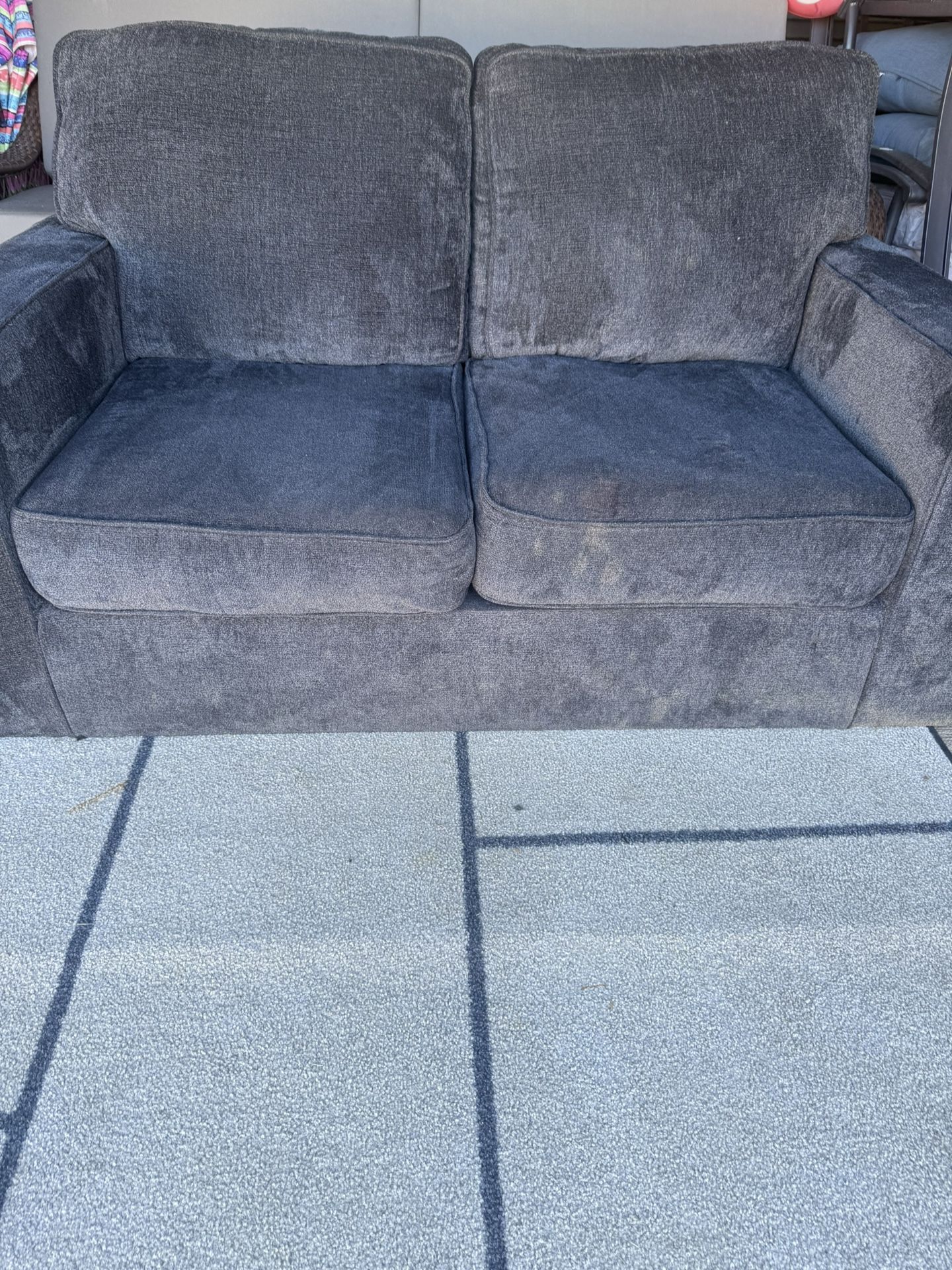 Dark Gray Loveseat …FREE… FREE