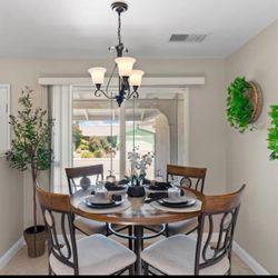 Dining Table With Four Chairs
