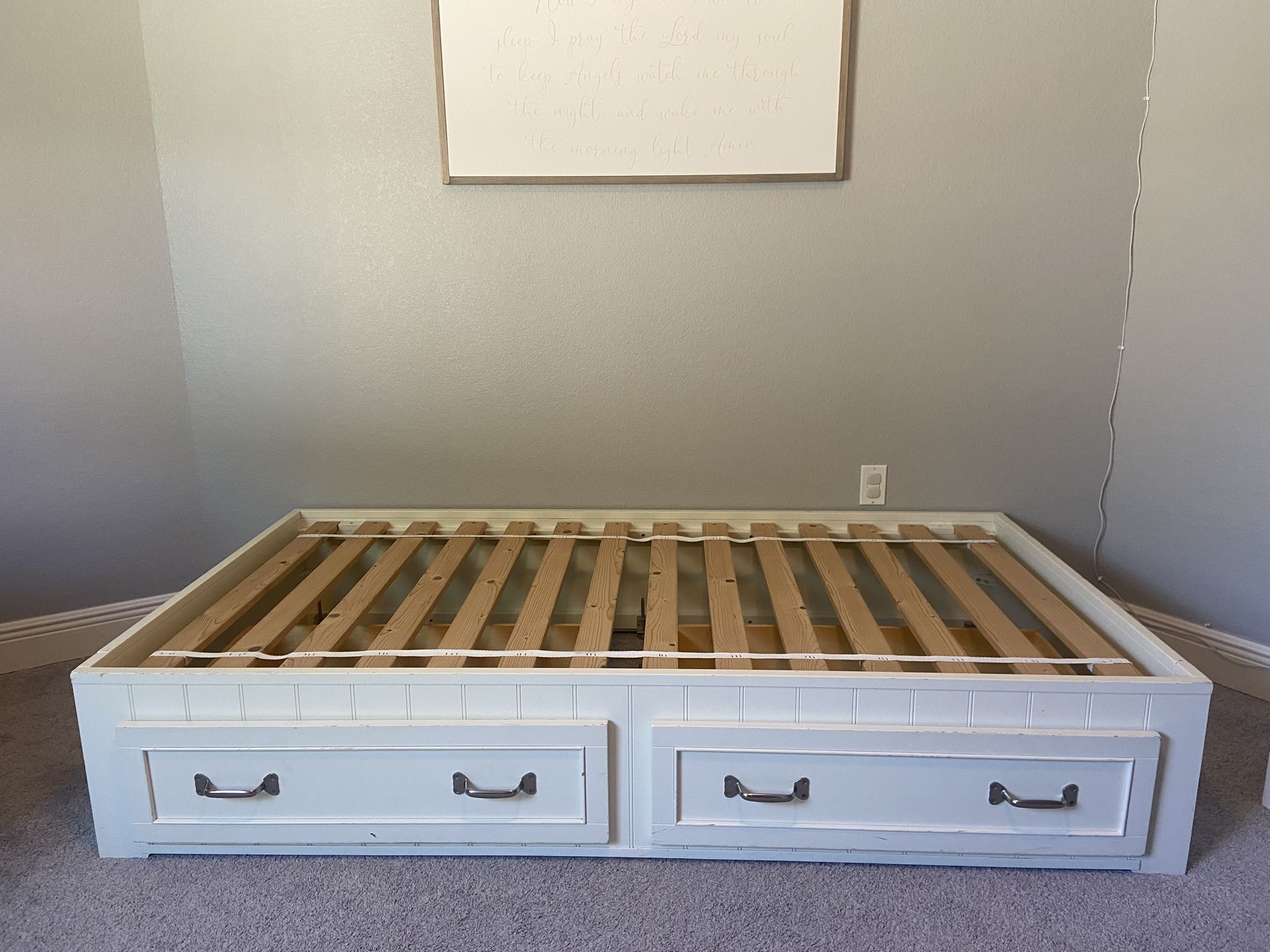 Pottery Barn Kids White Twin Set