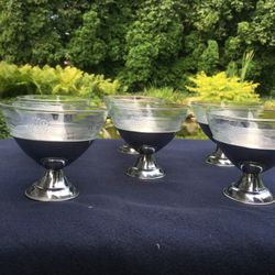 VINTAGE SHERBET DESSERT CUPS
