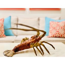 Hand Carved Wooden Lobster 