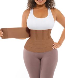 New! Waist Trainer Trimmer Belt Waist Cincher Tummy Wrap Plus Size Snatch Bandage Body Shaper