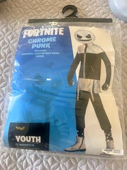 Fortnite Chrome Punk Youth Halloween Costume