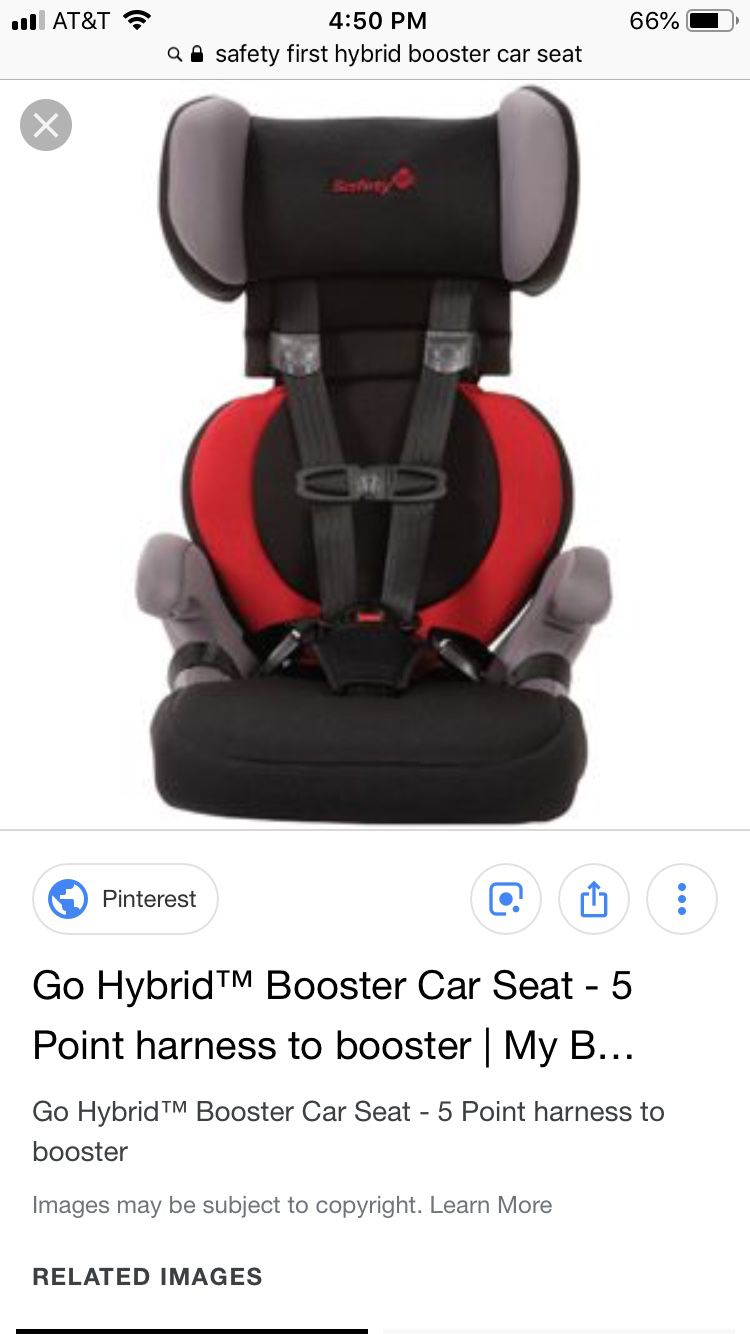 Safety first hybrid booster seat