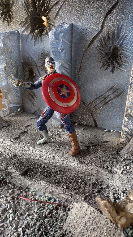 Marvel Legends What If Captain America Diorama