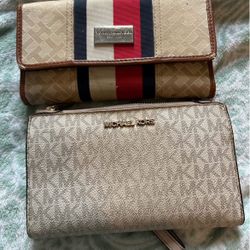 MK wallet and Tommy Hilfiger Wallet 